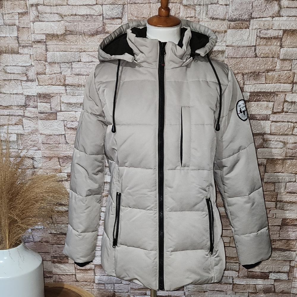 Arctic Expedition   Gray  Puffer Winter Jacket